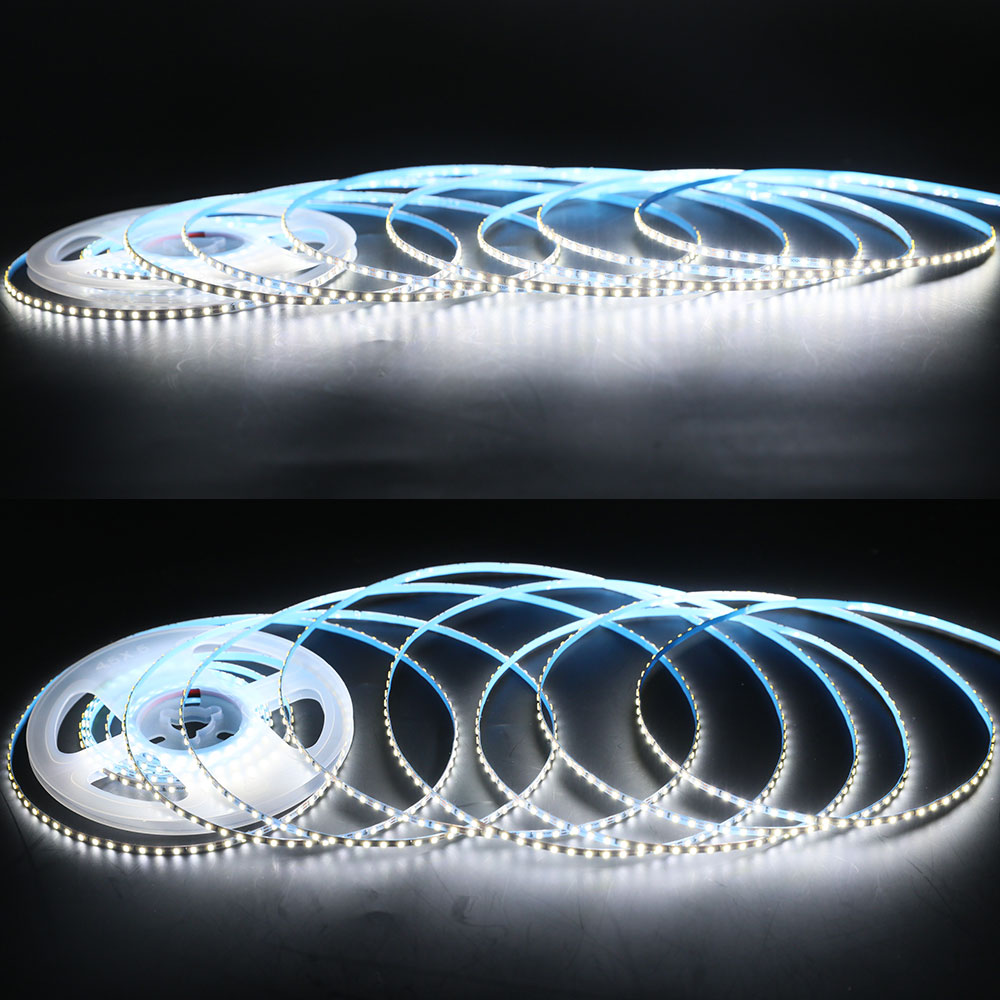 Mini 3mm 12V 2216 SMD zářivě bílé LED světelné pásy 900 diod Mini 3mm 12V 2216 SMD zářivě bílé LED světelné pásy 900 diod