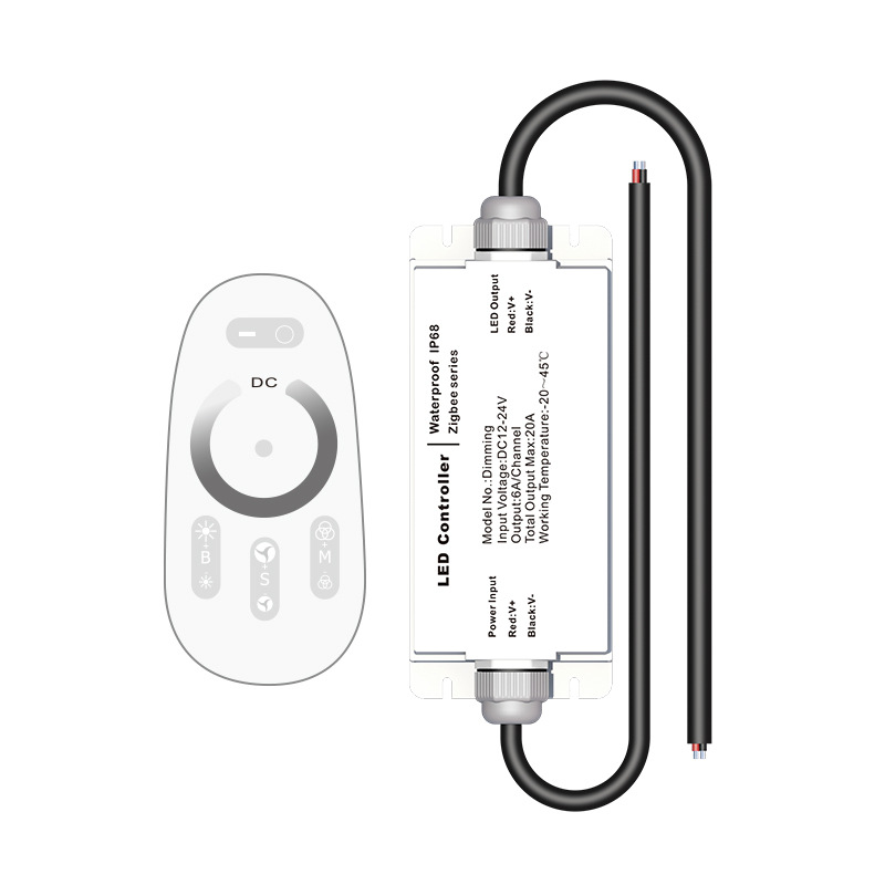 Vodotěsný IP68 Tuya WiFi LED ovladač DC12V-24V Vodotěsný IP68 Tuya WiFi LED ovladač DC12V-24V