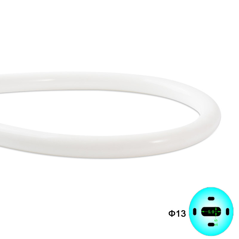 Φ13mm 360° světlo vyzařující neon silikonový LED difuzor pro 5mm pásková světla Φ13mm 360° světlo vyzařující neon silikonový LED difuzor pro 5mm pásková světla
