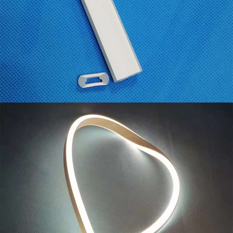 0613 Dual Side Emitting Silicone Neon Flexible Light Tube For 6mm LED Strip