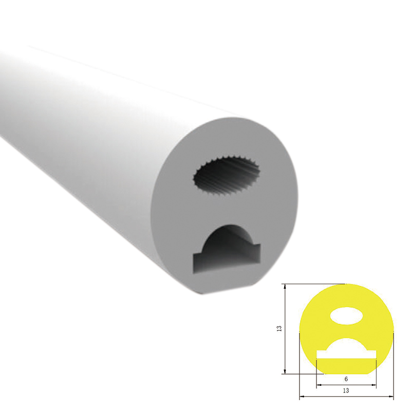 Φ13 mm 270° horní vyzařující silikonová rozptýlená osvětlovací trubice pro 5 mm LED světelné pásy