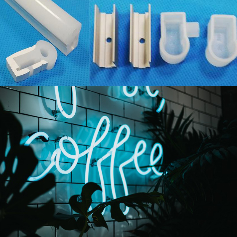 Silikonový LED pásek difuzor flexibilní 180° boční vyzařování 09*22mm Silikonový LED pásek difuzor flexibilní 180° boční vyzařování 09*22mm