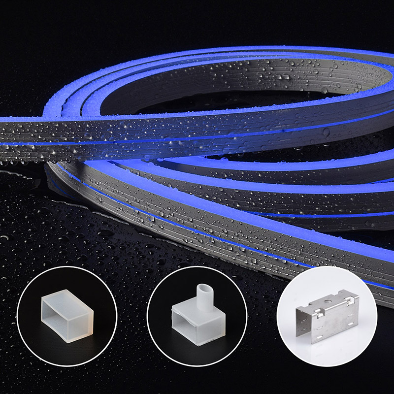 Flexibles Silikon-LED-Diffusorrohr für den Außenbereich, wasserdicht, 120° seitlich abstrahlend, 10 x 20 mm Flexibles Silikon-LED-Diffusorrohr für den Außenbereich, wasserdicht, 120° seitlich abstrahlend, 10 x 20 mm