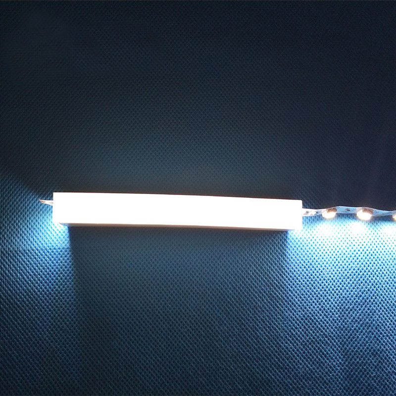 Silikon-LED-Streifen-Lichtkanal für 10 mm LED-Streifen – 10 x 18 mm, 180° dreiseitig emittierend Silikon-LED-Streifen-Lichtkanal für 10 mm LED-Streifen – 10 x 18 mm, 180° dreiseitig emittierend