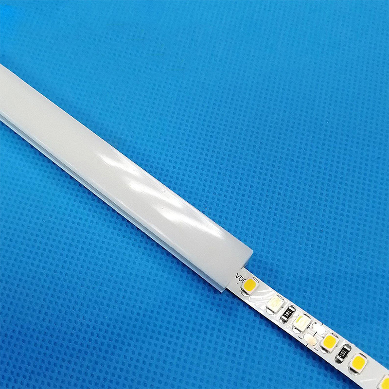 Silikon-LED-Streifenprofil für 5 mm schmale LED-Streifen – 10 x 10 mm, 180° nach oben emittierend Silikon-LED-Streifenprofil für 5 mm schmale LED-Streifen – 10 x 10 mm, 180° nach oben emittierend