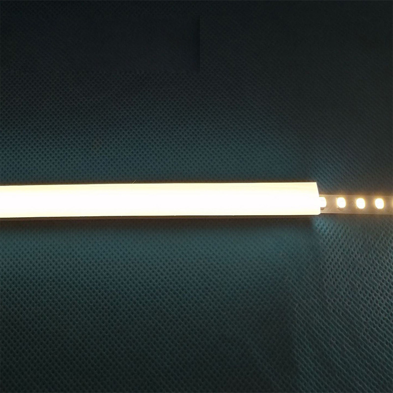 Silikon-LED-Streifenprofil für 5 mm schmale LED-Streifen – 10 x 10 mm, 180° nach oben emittierend Silikon-LED-Streifenprofil für 5 mm schmale LED-Streifen – 10 x 10 mm, 180° nach oben emittierend