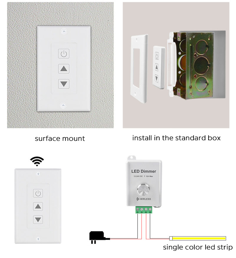 10Amp-High-Power-LED-Dimmer-With-Wireless-Wall-Panel-Controller