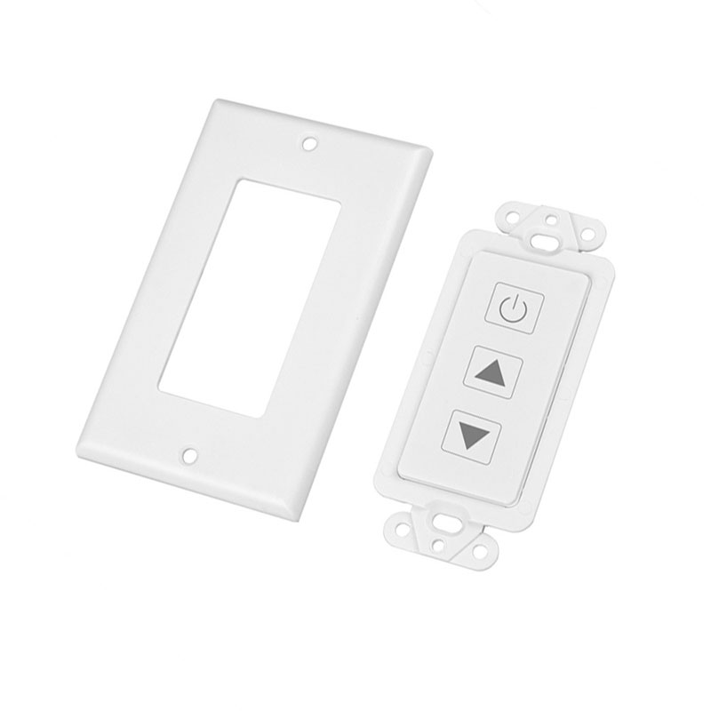 DC12-24V 10Amp Hochleistungs-Drehknopf-LED-Dimmerschalter mit kabellosem Wandpanel-Controller DC12-24V 10Amp Hochleistungs-Drehknopf-LED-Dimmerschalter mit kabellosem Wandpanel-Controller