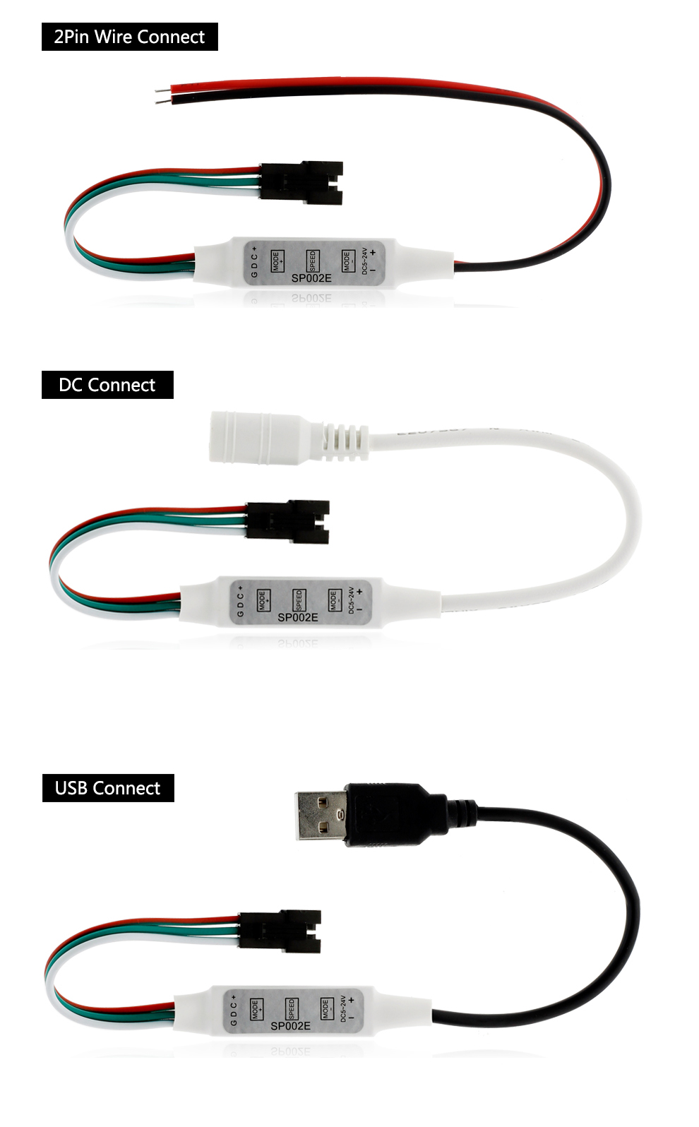 SP002E LED-RGB-Controller mit USB-Anschluss