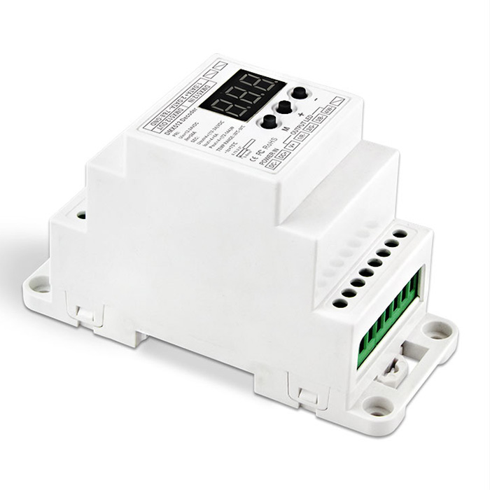 DC12V-24V 4kanálový dekodér konstantního napětí BC-834-DIN-RJ45