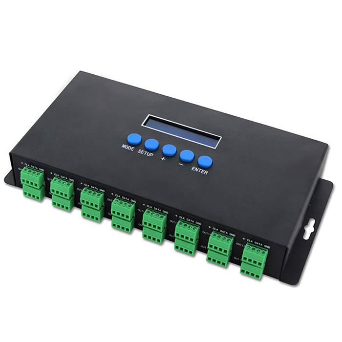 DC5-24V Ethernet-SPI/DMX-Pixel-Lichtcontroller BC-216, unterstützt Madrix-Software