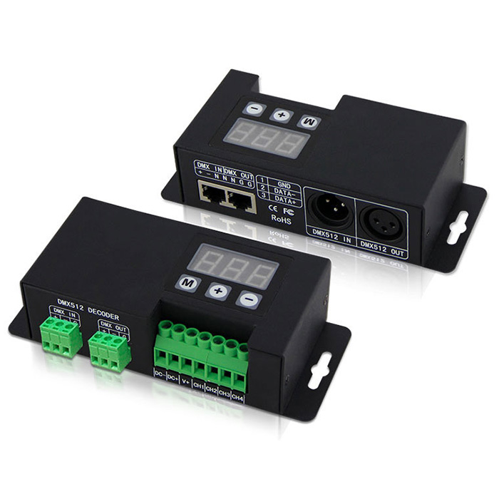 DC12V-24V DMX512 Dekodér konstantního napětí BC-854