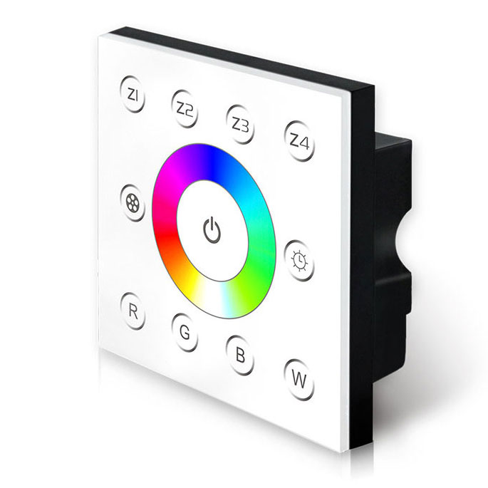 AC85V-265V DMX512 16kanálový vícezónový RGBW panel P8