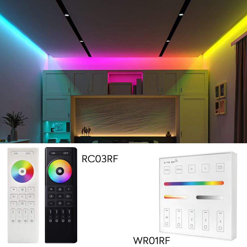 C03W RF a Alexa Tuya WiFi RGB LED páskový ovladač C03W RF a Alexa Tuya WiFi RGB LED páskový ovladač
