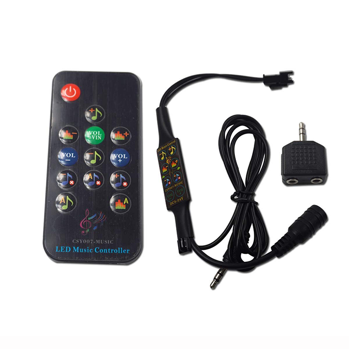 CSY007-MUSIC RGB-adressierbarer Lichtstreifen-Controller für Bar- und Heimbeleuchtung