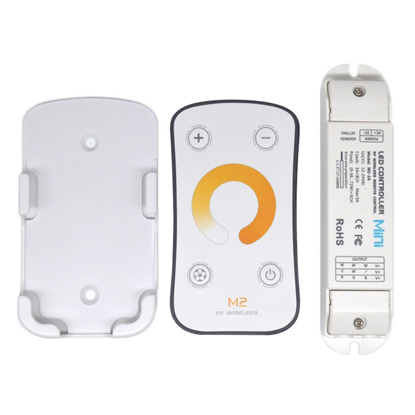 DC12-24V 9A LED-Farbtemperatur-Dimmer-Controller, für flexible und selbstklebende CCT-LED-Lichtleisten