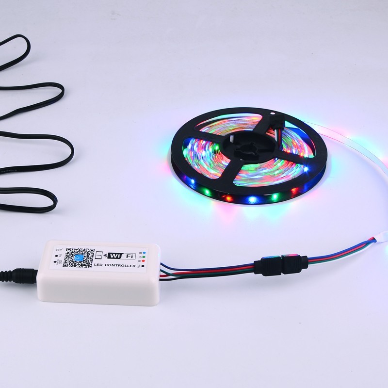 WIFI-RGB-LED-Controller, APP-Fernbedienung und Sprachsteuerung WIFI-RGB-LED-Controller, APP-Fernbedienung und Sprachsteuerung