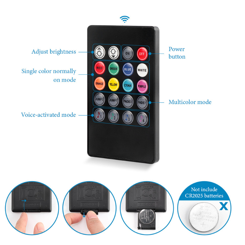 Bluetooth Controller App Control for Dream Color Led Strip Light with Chas 