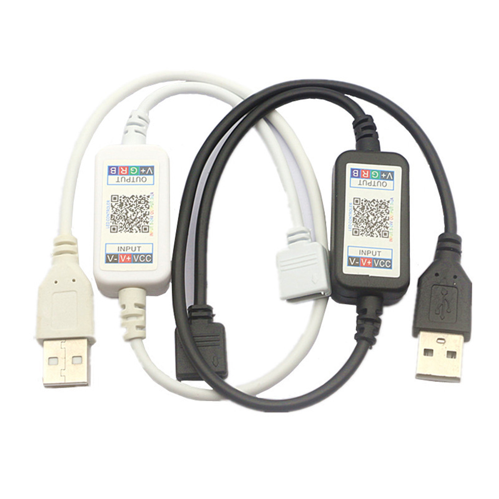 Mini USB Bluetooth/Wifi RGB LED Controller Remote 5V 3528 LED Strip 5050 W5M6 