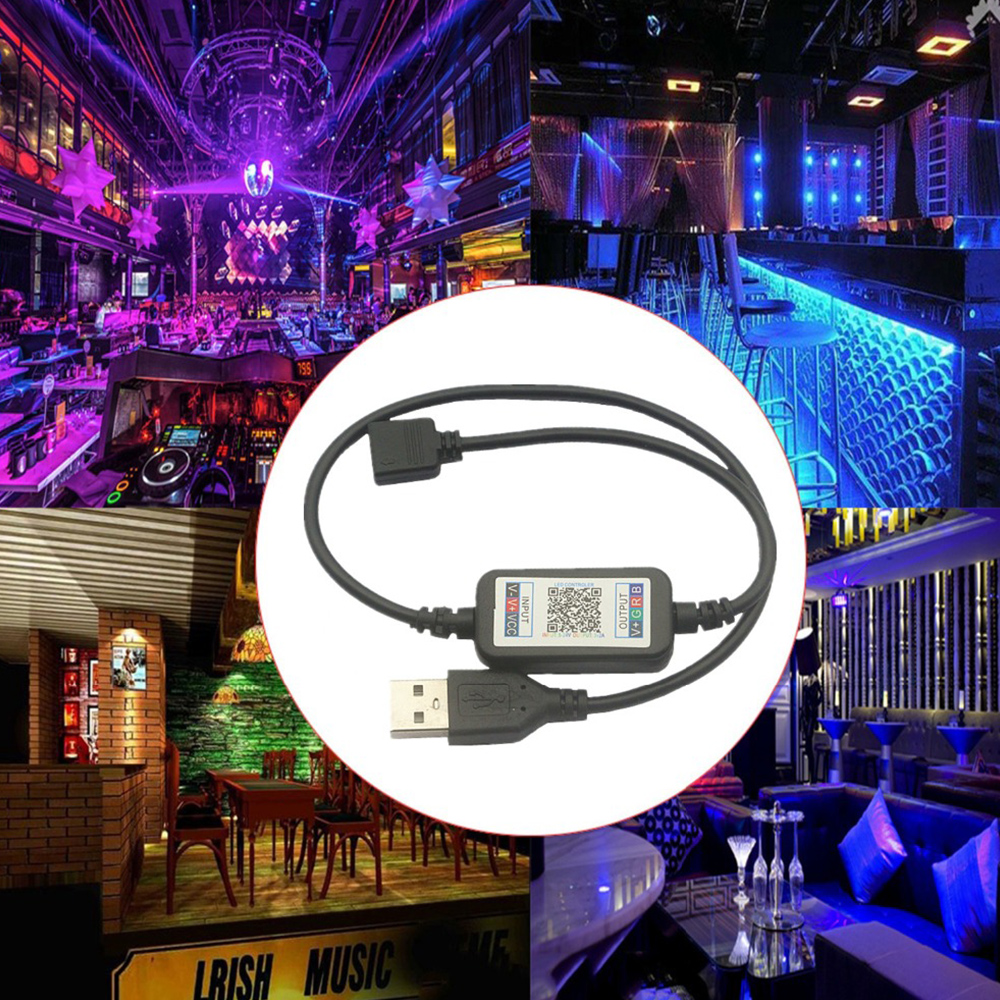 DC5-24V RGB Mini Musik Rhythmus Bluetooth LED USB Controller Für 5050SMD RGB LED Streifen DC5-24V RGB Mini Musik Rhythmus Bluetooth LED USB Controller Für 5050SMD RGB LED Streifen