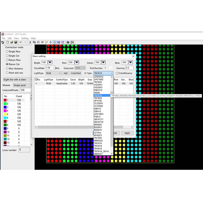 AC220Vvollfarbiger programmierbarer Controller, WS2811, WS2812-Controller, 8 Ports steuern 8192 Pixel, unterstützen DMX512, WS2812, für digitale Pixel-LED-Streifen AC220Vvollfarbiger programmierbarer Controller, WS2811, WS2812-Controller, 8 Ports steuern 8192 Pixel, unterstützen DMX512, WS2812, für digitale Pixel-LED-Streifen