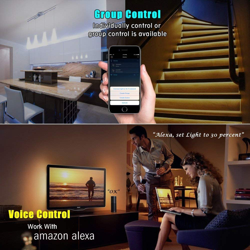 Ruban LED 32W 24V MAGIC RGB IP65 Smart WIFI 60LED/m Télécommande/App  Control