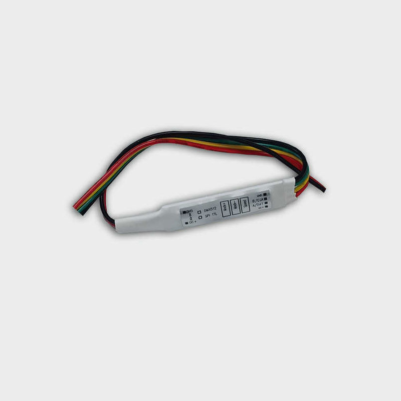 DC8-24V Mini DMX512 & SPI/TTL ovladač pro testování RGB/RGBW/jednobarevných LED světel DC8-24V Mini DMX512 & SPI/TTL ovladač pro testování RGB/RGBW/jednobarevných LED světel