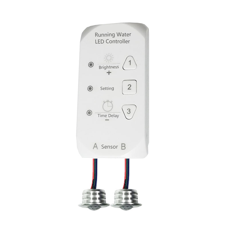 Mini-Treppenhaus-Bewegungssensor, fließendes Wasser, LED-Streifenlicht-Controller