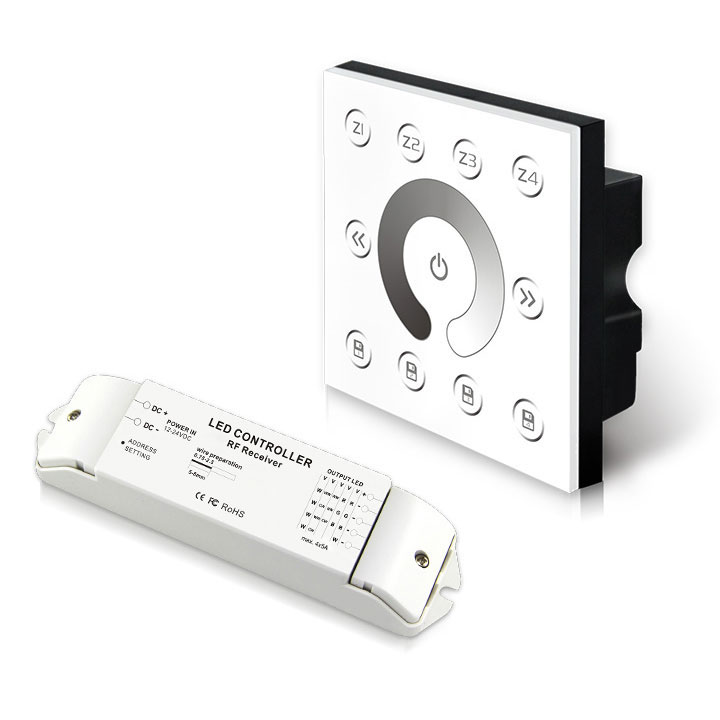 DMX512+2.4G Drahtloses Mehrzonen-CV-Dim-Panel P5X+R4-2.4G