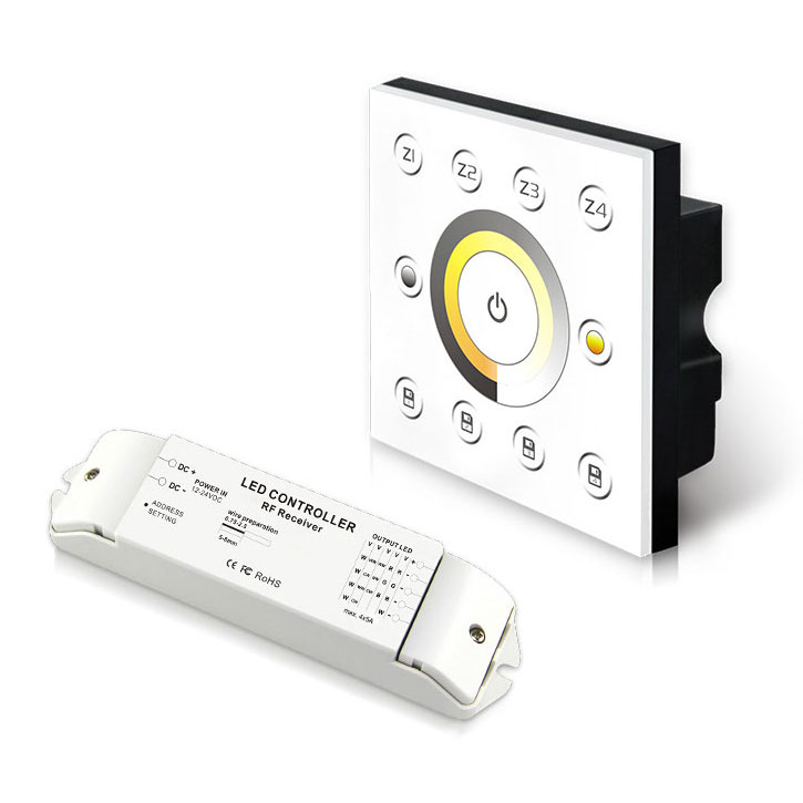 AC85V-265V Drahtloses Mehrzonen-CV-CCT-Panel P6X+R4-2.4G