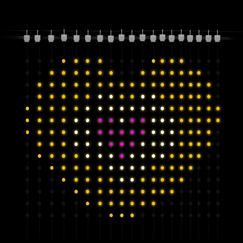 Bluetooth WiFi RF APP Programovatelný ovladač SPI DMX LED Matrix Editor Bluetooth WiFi RF APP Programovatelný ovladač SPI DMX LED Matrix Editor