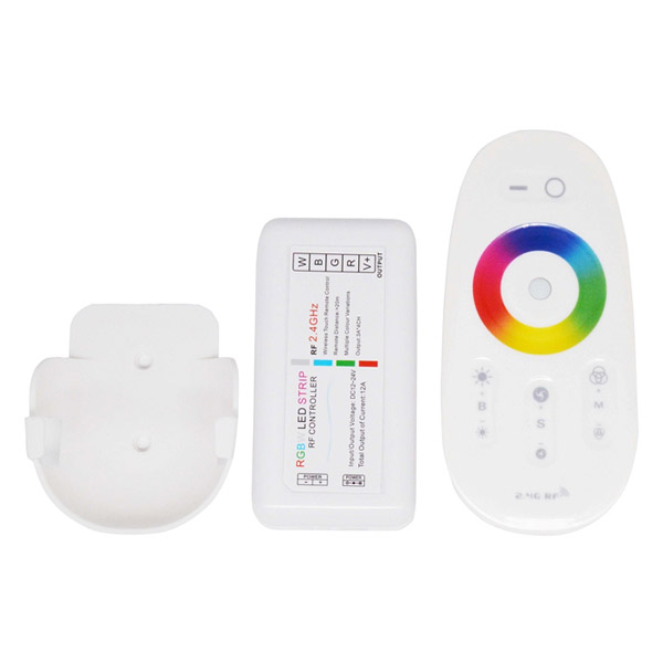 DC12-24V 24A Controller Stmívač pro RGBW LED páskovou sadu osvětlení