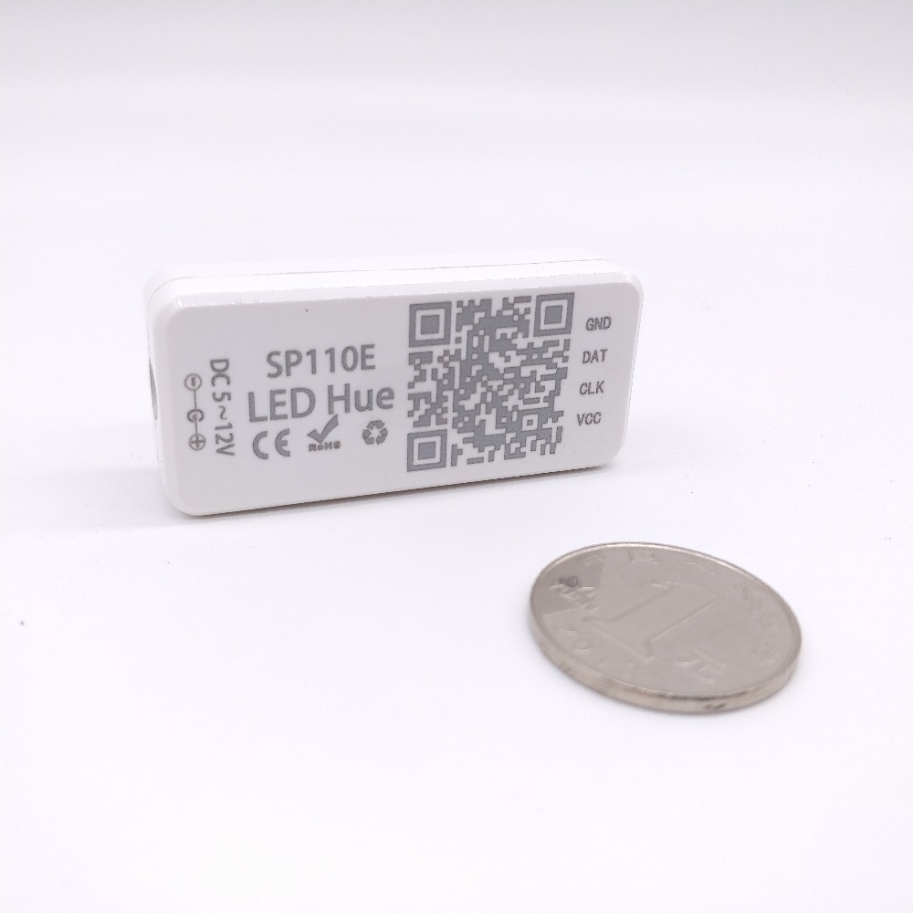 SP110E Bluetooth Pixel LED dálkový ovladač pro WS2812B SK6812 LPD8806 DMX512 1903 RGB adresovatelná LED pásková světla SP110E Bluetooth Pixel LED dálkový ovladač pro WS2812B SK6812 LPD8806 DMX512 1903 RGB adresovatelná LED pásková světla