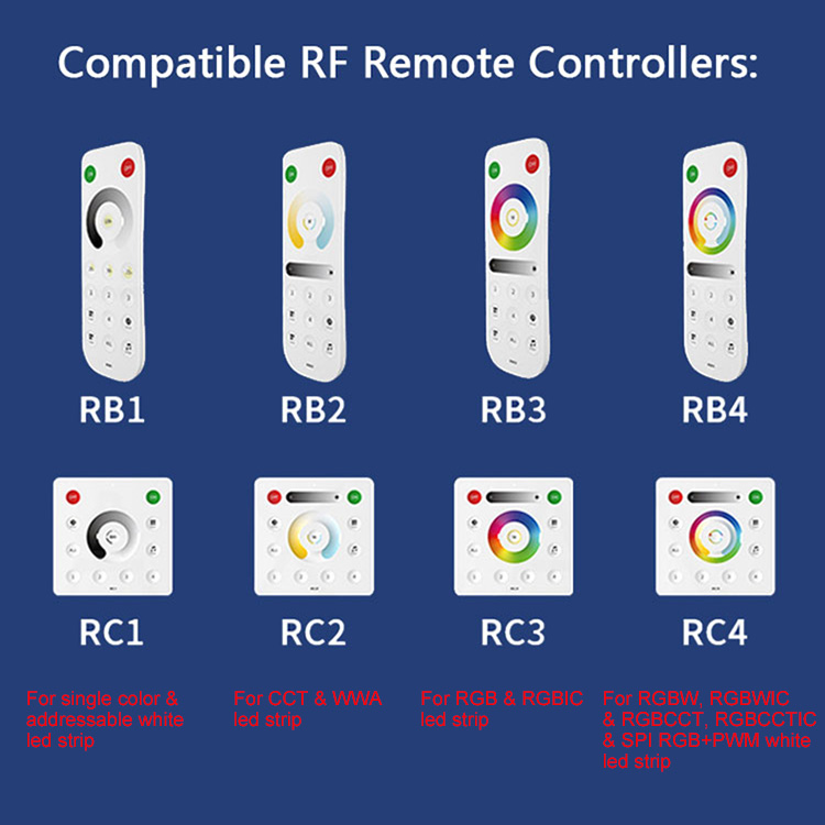 Bluetooth RF Music SP630E Controller For All LED Strip Lights