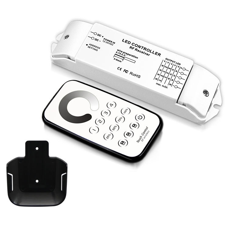 DC12V-24V LED-Mehrzonen-Dimmer T6+R4M