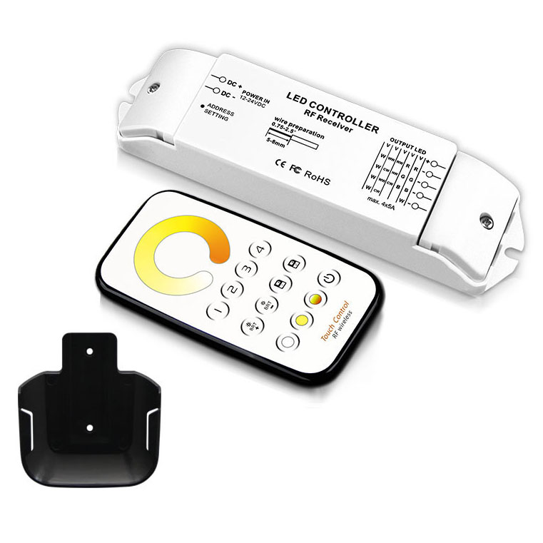 DC12V-24V LED Mini-Mehrzonen-Controller T7+R4M