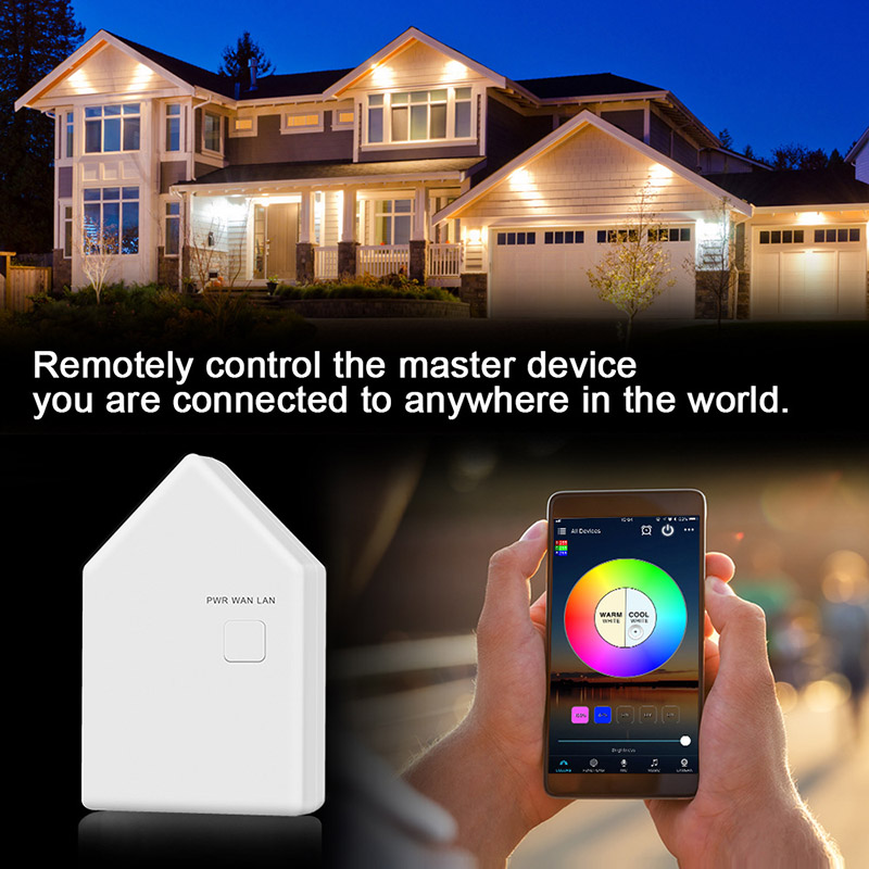 BT Mesh WiFi Bluetooth Gateway Smart Bridge Hlavní ovladač LED systém vnitřního osvětlení, Práce s Alexou a Google Assistant BT Mesh WiFi Bluetooth Gateway Smart Bridge Hlavní ovladač LED systém vnitřního osvětlení, Práce s Alexou a Google Assistant
