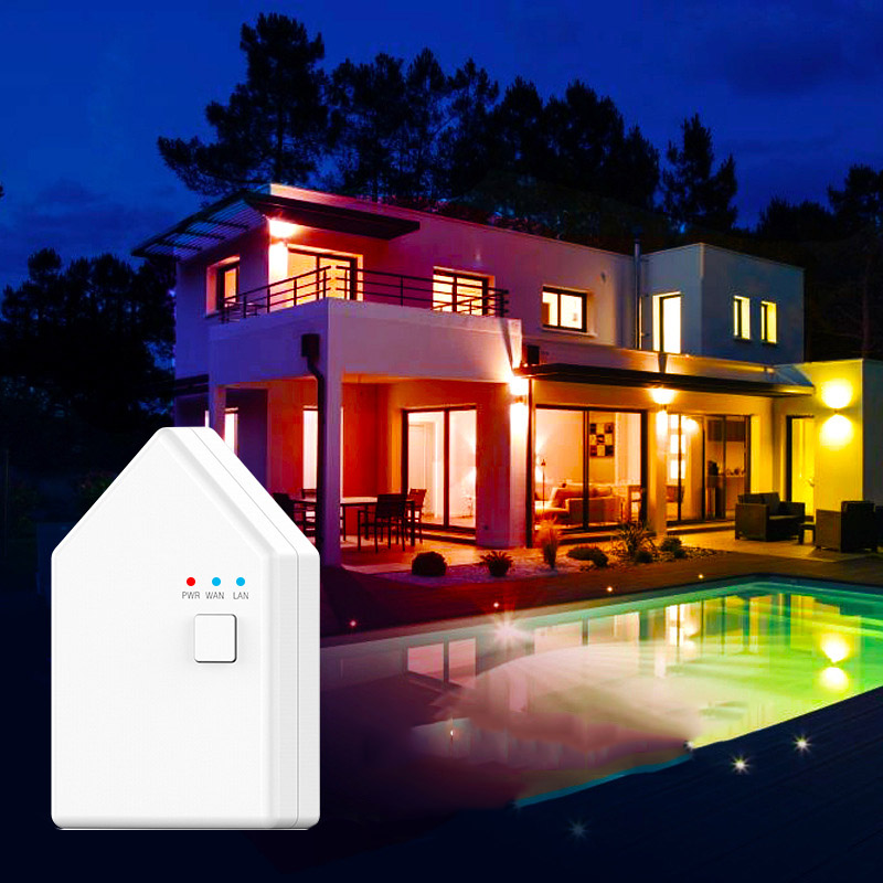 BT Mesh WiFi Bluetooth Gateway Smart Bridge Hlavní ovladač LED systém vnitřního osvětlení, Práce s Alexou a Google Assistant BT Mesh WiFi Bluetooth Gateway Smart Bridge Hlavní ovladač LED systém vnitřního osvětlení, Práce s Alexou a Google Assistant