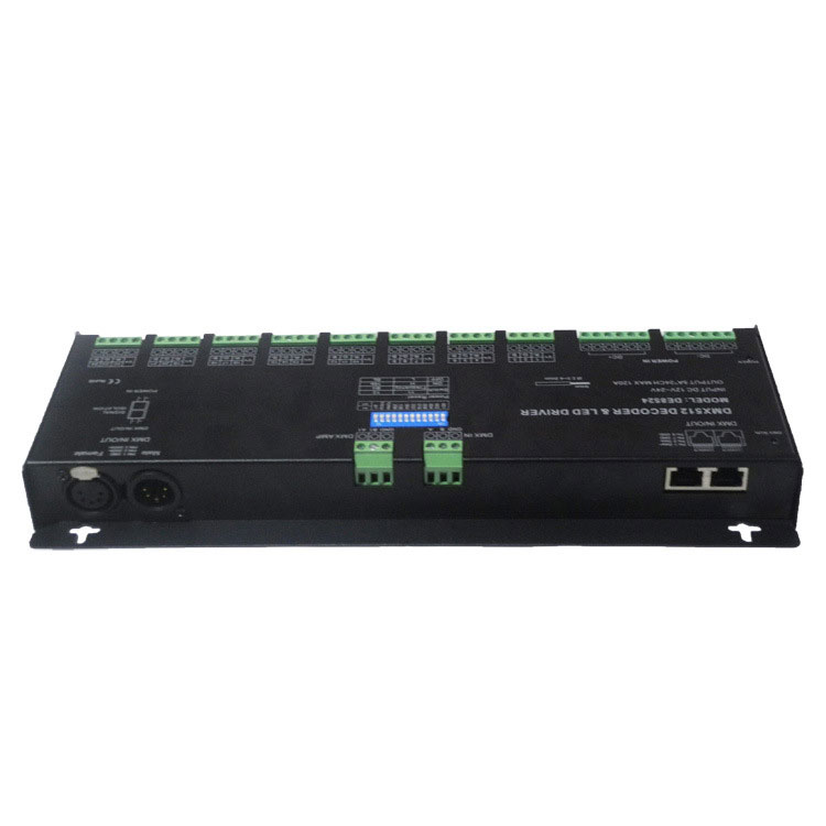DC12V-24V 24CH 120A DMX 512 LED dekodér DC12V-24V 24CH 120A DMX 512 LED dekodér