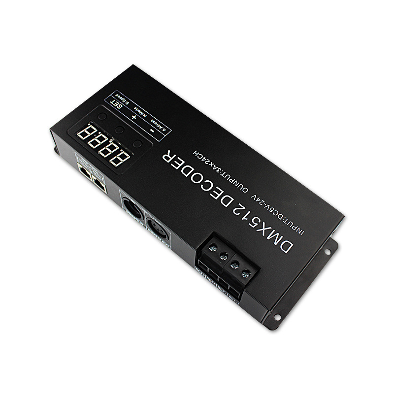 DC5-24V 24CH 72A RGB LED Streifen Decoder DMX Steuerung DC5-24V 24CH 72A RGB LED Streifen Decoder DMX Steuerung
