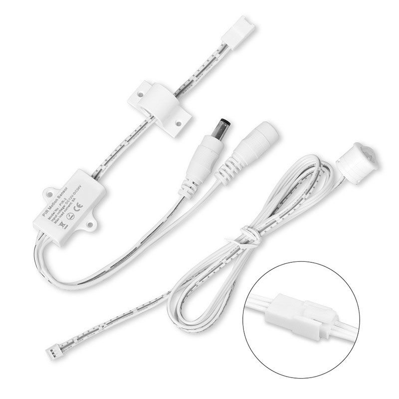 DC12-24V 6A PIR-Bewegungssensor-LED-Schalter für Streifenlichter, Treppenlichter