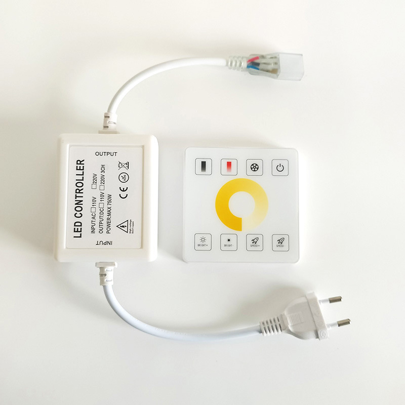 Verkabelungsfreie Touchpanel-Steuerung LED wählbarer CCT AC-Lichtcontroller Verkabelungsfreie Touchpanel-Steuerung LED wählbarer CCT AC-Lichtcontroller