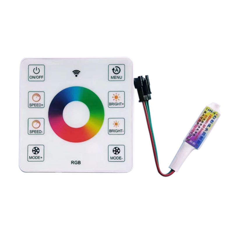 Bezdrátový adresovatelný LED mini ovládací panel, jednobarevný, CCT, RGB volitelné Bezdrátový adresovatelný LED mini ovládací panel, jednobarevný, CCT, RGB volitelné