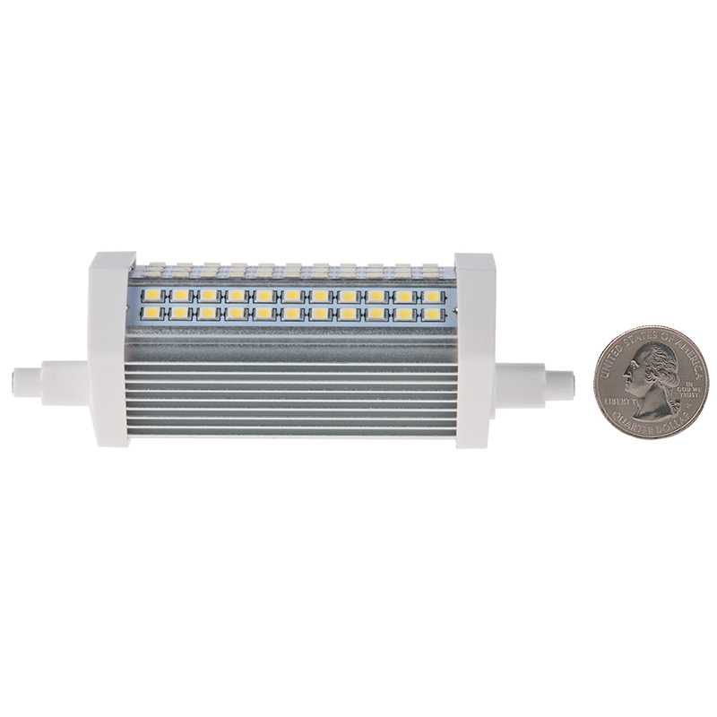 AC100-240V 118mm R7s LED žárovka, 15 Wattů, ekvivalent 130W, 2 balení AC100-240V 118mm R7s LED žárovka, 15 Wattů, ekvivalent 130W, 2 balení
