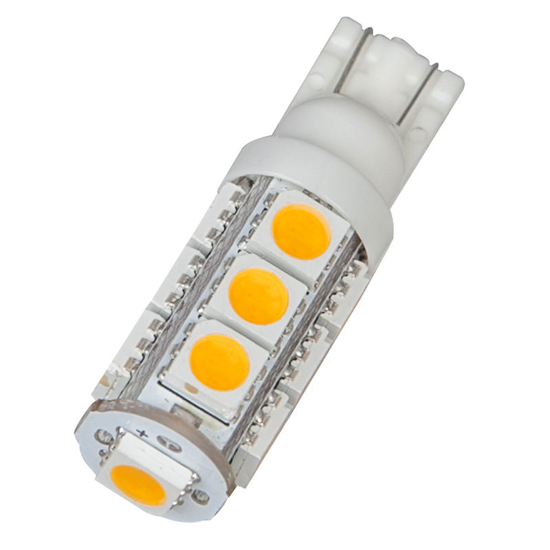 Miniaturní Wedge Retrofit 194 921 168 LED žárovka, 13 SMD 5050 LED, DC12V 2.6W, 15-20W Equal, 5-balení, 3000K 6000K volitelně