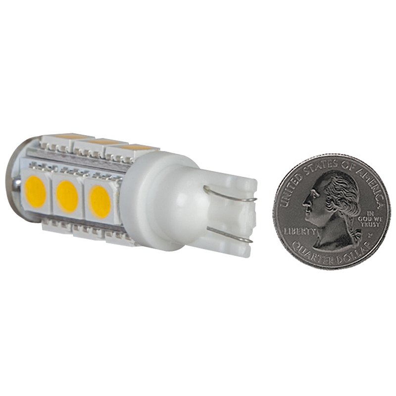 Miniaturní Wedge Retrofit 194 921 168 LED žárovka, 13 SMD 5050 LED, DC12V 2.6W, 15-20W Equal, 5-balení, 3000K 6000K volitelně
