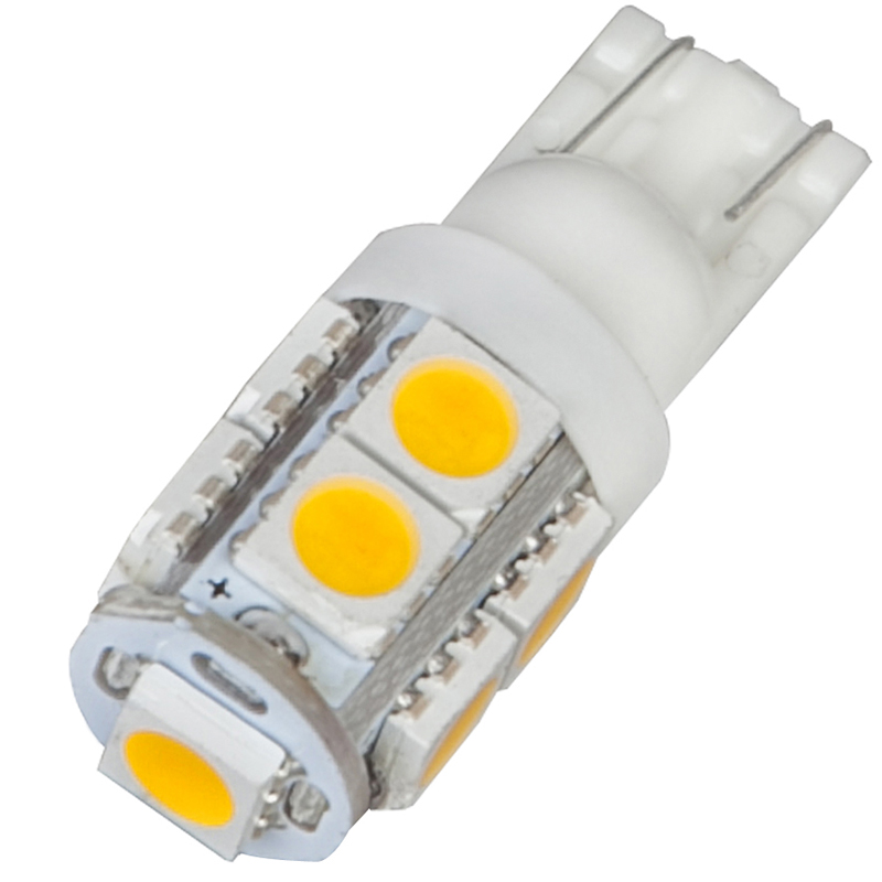 Miniaturní Wedge Retrofit 194 921 168 LED žárovka, 9 SMD 5050 LED, DC12V 1.8W, 10-15W Equal, 5-balení, 3000K 6000K volitelně Miniaturní Wedge Retrofit 194 921 168 LED žárovka, 9 SMD 5050 LED, DC12V 1.8W, 10-15W Equal, 5-balení, 3000K 6000K volitelně