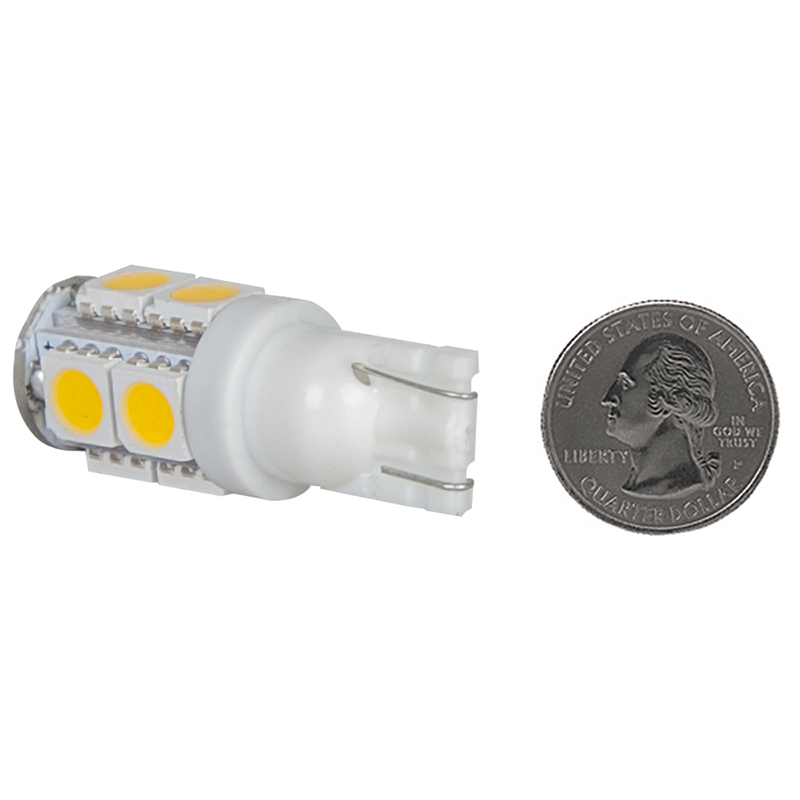 Miniaturní Wedge Retrofit 194 921 168 LED žárovka, 9 SMD 5050 LED, DC12V 1.8W, 10-15W Equal, 5-balení, 3000K 6000K volitelně Miniaturní Wedge Retrofit 194 921 168 LED žárovka, 9 SMD 5050 LED, DC12V 1.8W, 10-15W Equal, 5-balení, 3000K 6000K volitelně