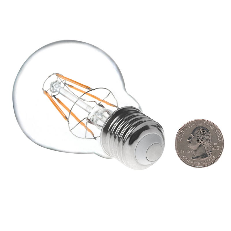 A19 E26/E27 4 W LED-Glühbirne im Vintage-Stil, antik, AC100–240 V, 40 W-Äquivalent, 4er-Pack A19 E26/E27 4 W LED-Glühbirne im Vintage-Stil, antik, AC100–240 V, 40 W-Äquivalent, 4er-Pack