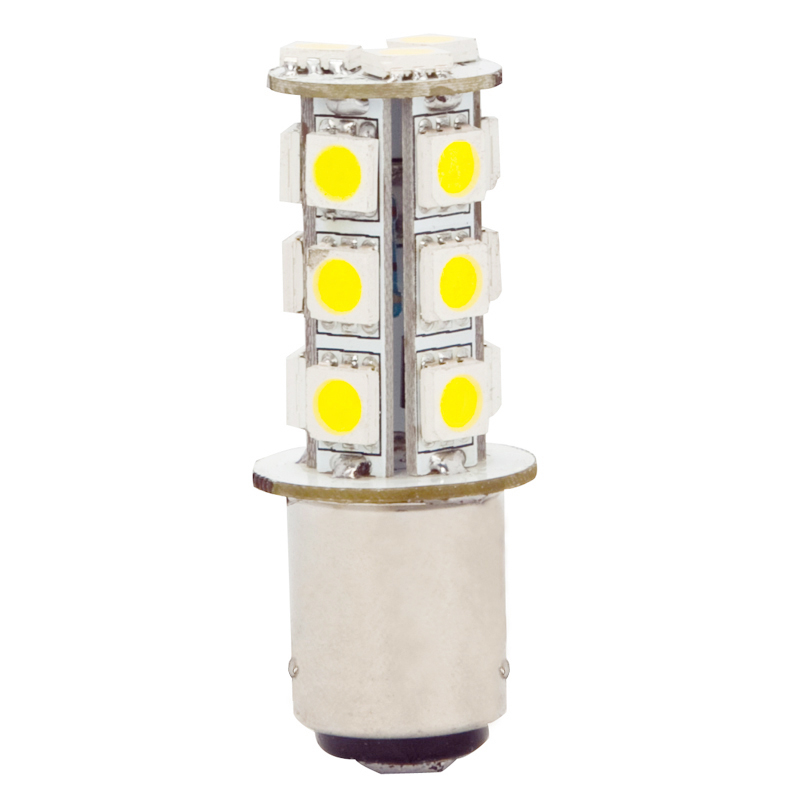 DC10-30V, BA15D DC bajonetová základní LED žárovka, 3.5 W, ekvivalent 35 W, 5 balení DC10-30V, BA15D DC bajonetová základní LED žárovka, 3.5 W, ekvivalent 35 W, 5 balení